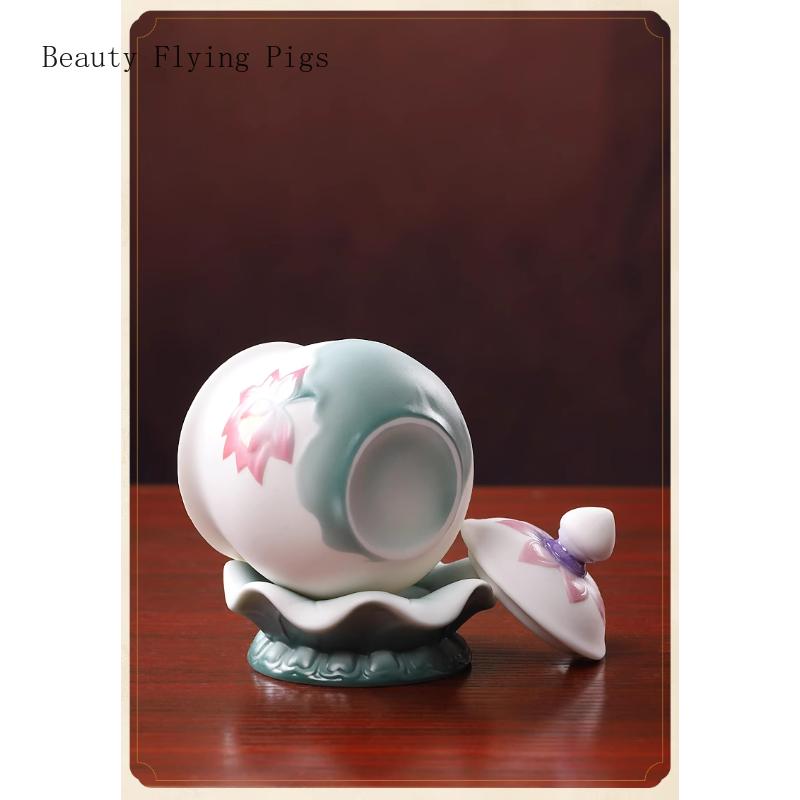 1PCS Ceramic Buddha Front Water Supply Cup Immortal Family Buddha Hall Buddha Supplies Holy Water Cup
