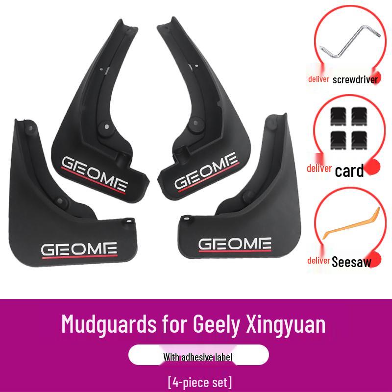 Compatible Mudguards for Geely Star Wish UP - No-Drill Car Accessory