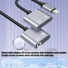 Travel 2 in 1 Type C to 3.5mm Charging Converter Adapter Cable Wire HiFi Sound Transmission For Digital Gadget