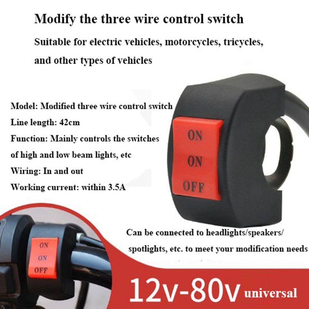 

Пластиковый переключатель модификации мотоцикла 2 стиля Детали электромобиля Аксессуары для электровелосипеда 3-wire