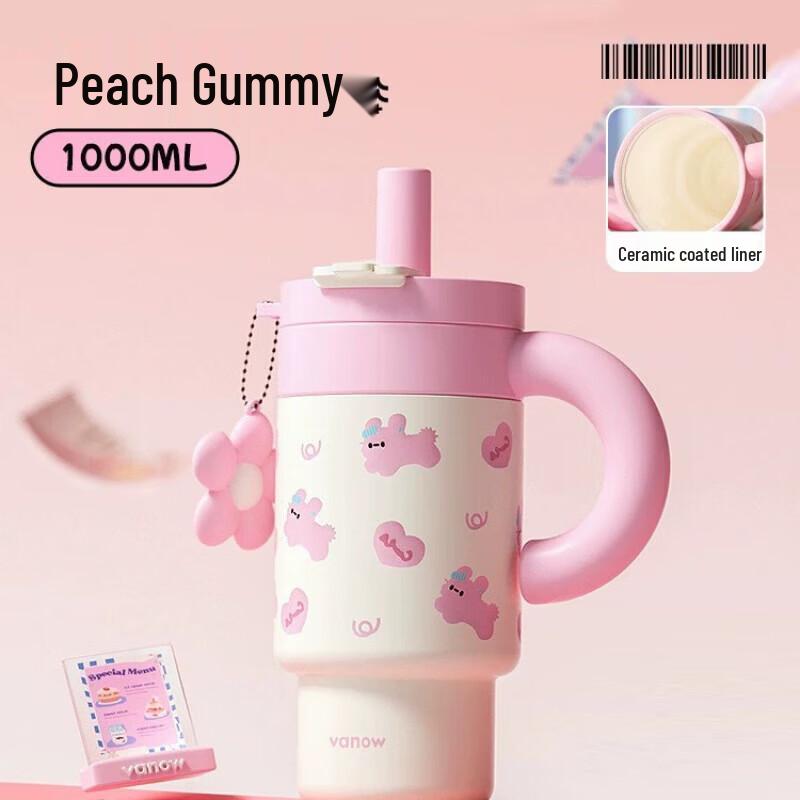 Vanow 1L Ceramic-Lined Insulated Tumbler