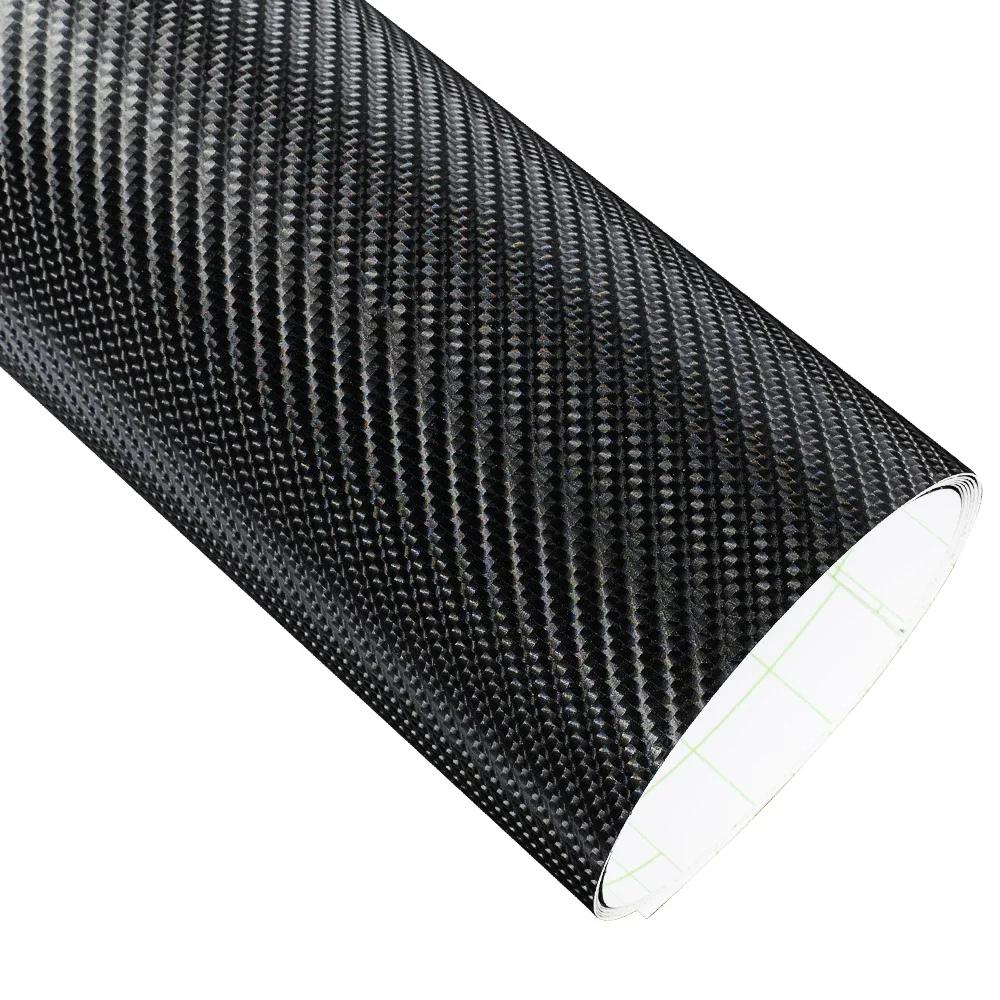 2D 3D 4D 5D 6D Gloss Carbon Fiber Vinyl Wrap Film Air Release Waterproof Sunscreen Fit For Car Motorcycle Laptop Phone Cover DIY