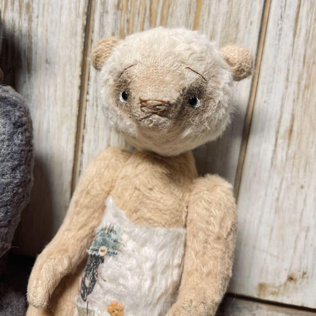 [USED] Vintage Cream-chan Teddy Bear, Artist Bear, Overseas Artist, Bear