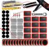 Portable Bike Tire Repair Kits with Bike Tire Levers, Rubber Patches Bicycles Inner Tube Puncture Patches Repair Tool