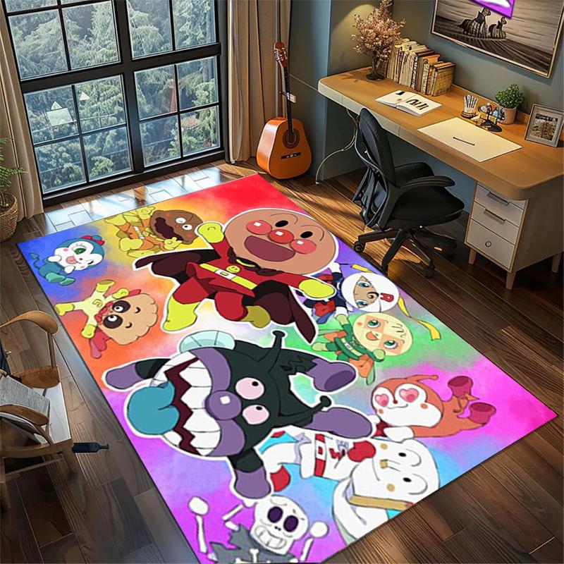 Gamer Room Bedroom Mat Bread Superman Large Area Non Slip Washable Rug Carpet Home Decor