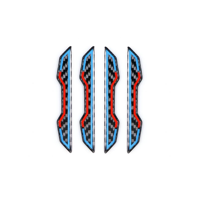 For BMW E90 E60 F10 F30 F20 G30 E92 G20 E91 F11 F31 E61 F36 X1 X3 X5 Carbon Fiber 4pcs Car Door Anti-Collision Protector Sticker