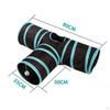 Cat Tunnel Foldable Passage Playing Hut with Play Ball Scratch Resistant Tube