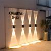 Solar Waterproof Wall Light for Outdoor Garden, Courtyard, Balcony, and Fence Decoration