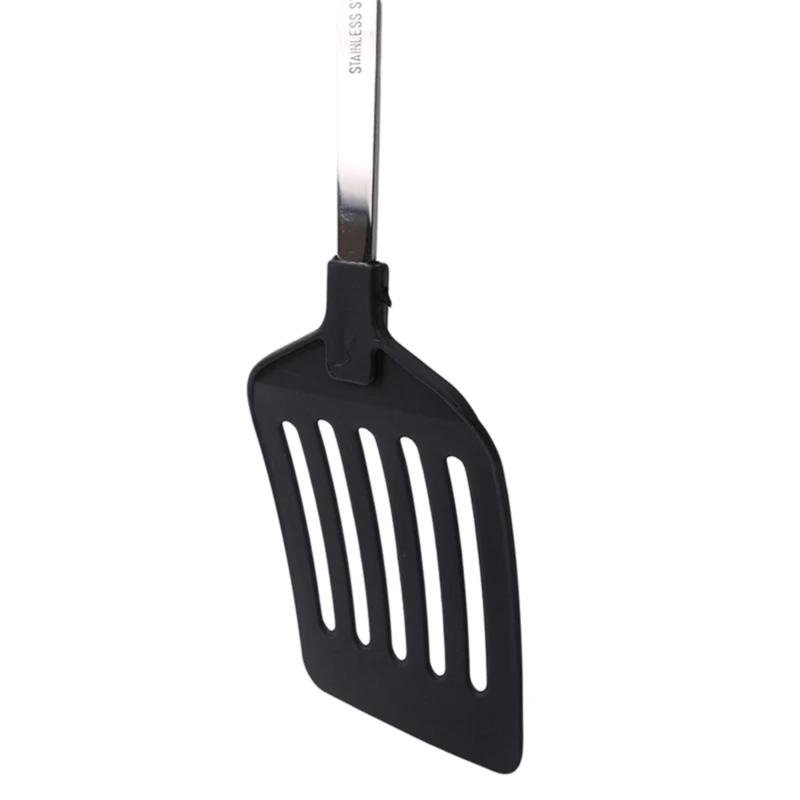 Kitchen Stainless Steel Flipper, Kitchen Tools, Nylon Handle Spatula, Frying Pan, Egg and Fish Pan, Spatula, Cooking Utensils