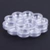 10 Pcs Disposable Gouache Oil Painting Palette Plum Blossom Shape Painting Art Palette Washable Watercolor Paint Palette