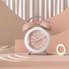 Twin Bell Vintage Metal Alarm Clock with Night Light for Dormitory  for Home Office