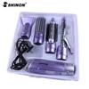 4-in-1 Multifunction Hot Air Brush: Curling Iron, Hair Dryer, Ceramic Straightener (Model 9822-6)