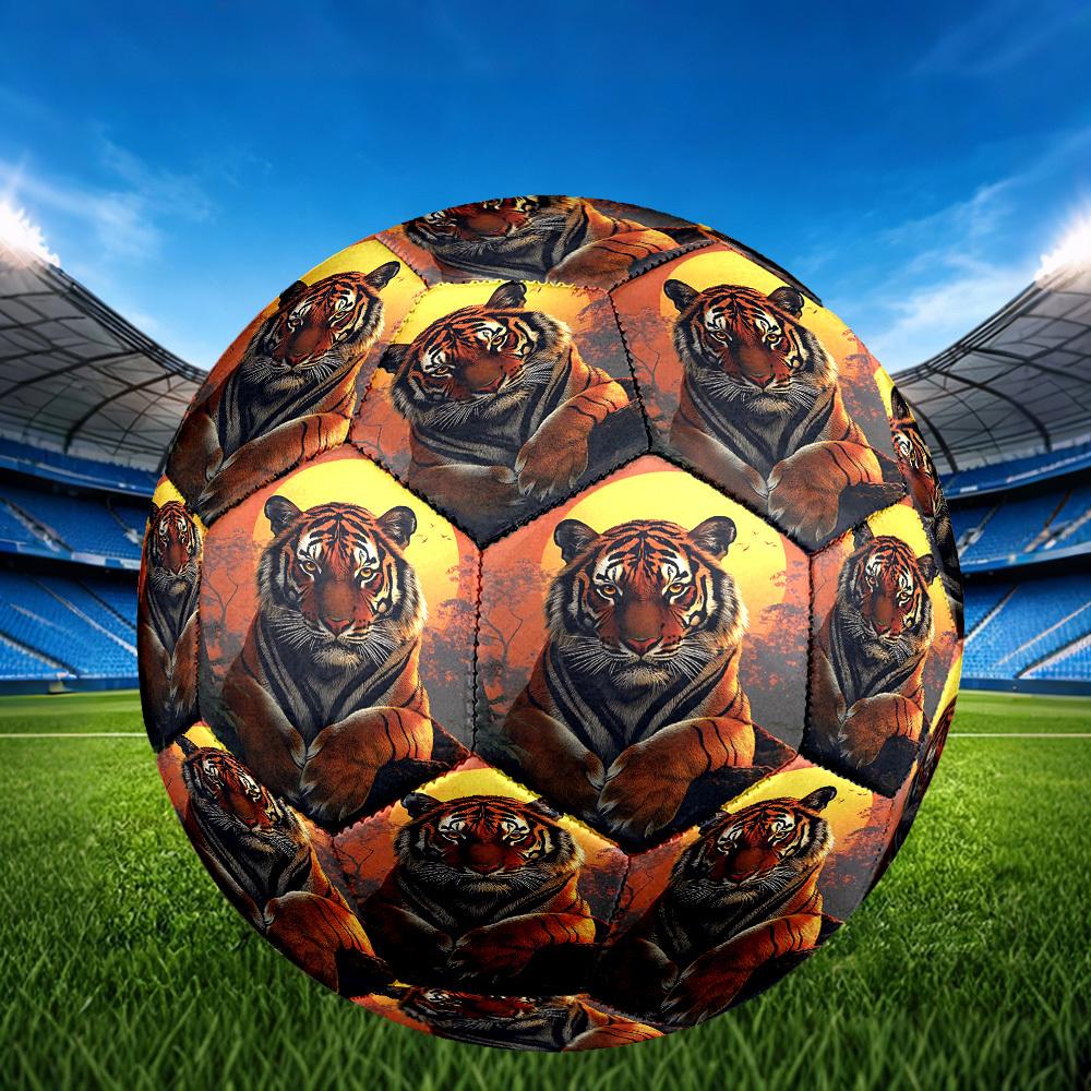 1pc Tiger Sunset Majesty Size 5 Soccer Ball Professional Match Training Football Indoor &Outdoor Sports Ball Lightweight Durable C655