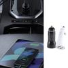 High Speed Charging Head Car Adapter with Double USB Port Intelligent Recognition Chip for Efficient Device Charging