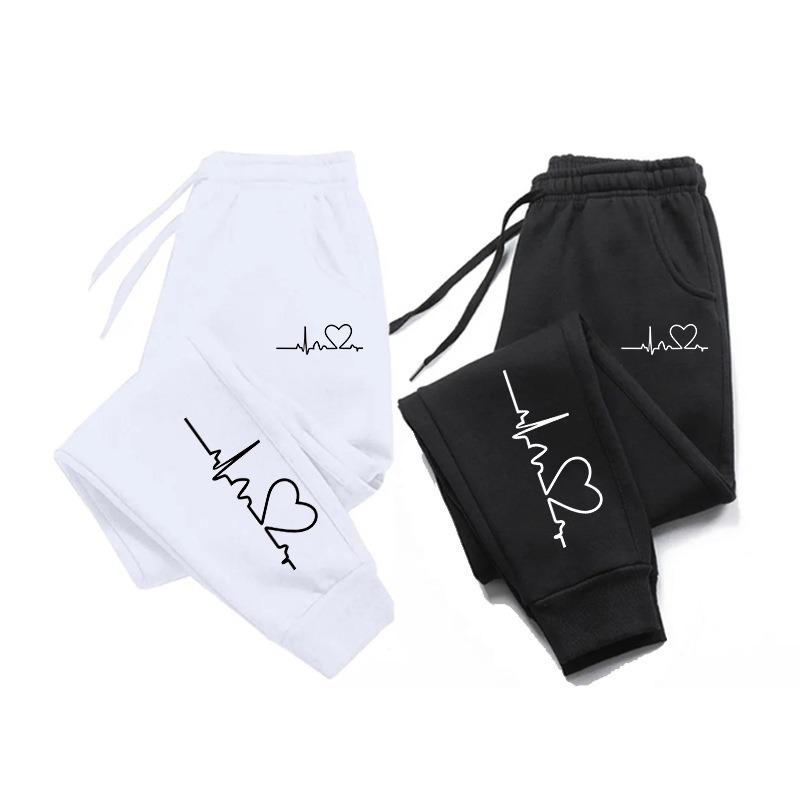 New Versatile Daily Jogger Fashion Loose Pants Women's Casual Fleece Sweatpants Comfortable Fitness Pants