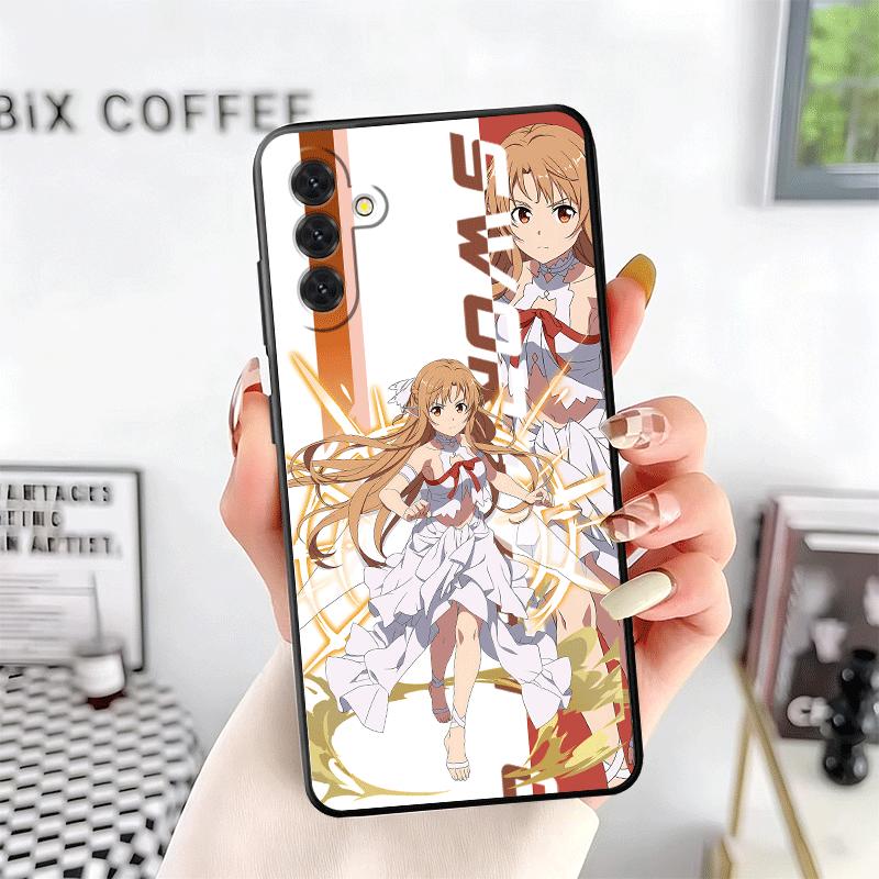 Anime S-Sword O-Online SAO Soft Phone Case for Samsung A17 A37 A57 A16 A26 A36 A56 A15 A25 A35 A55 A14 A24 A34 A54 A13 A23 A33 A