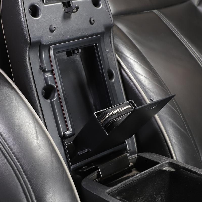 For Hummer H3 2005-2009 ABS Black Car Armrest Box Hidden Storage Box Multifunctional Storage Box Car Interior Accessories