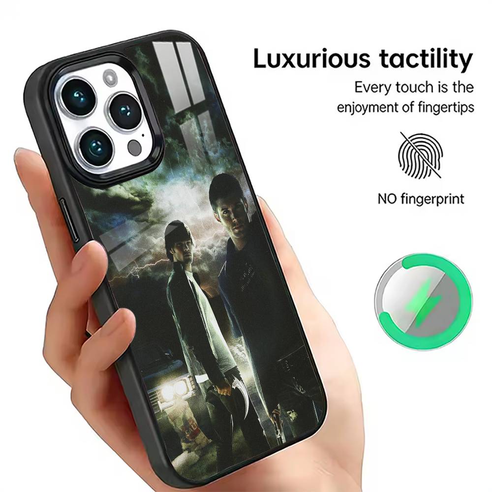 

S-Supernatural Dean W-Winchester Phone Case For iPhone17,16,15,14,13,12,11 Plus,Pro Magnetic For Magsafe Wireless Charging iPhone11