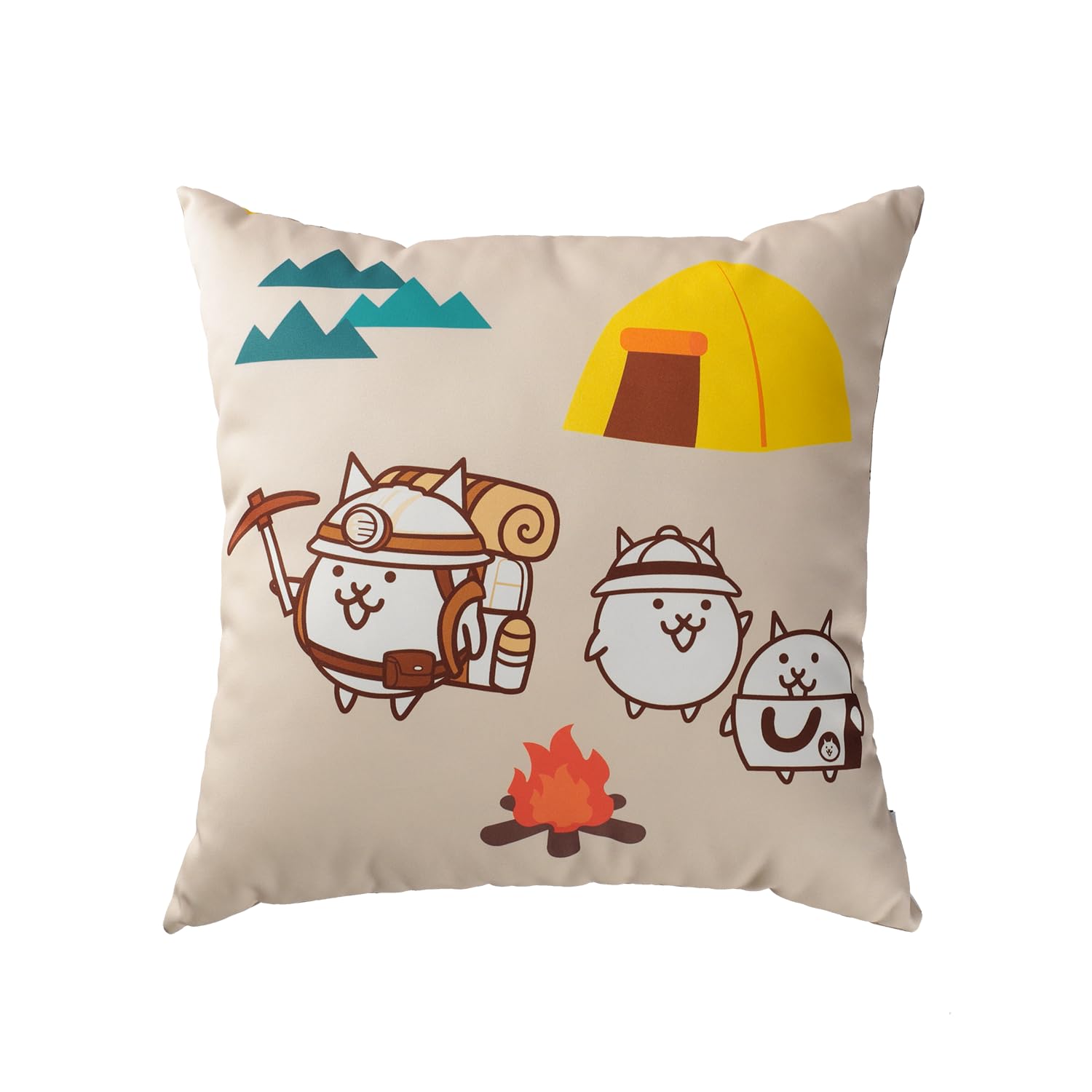 

Nyanko Daishouten Original Cushion Gamatoto Camp & Cat Clerk The Battle Cats