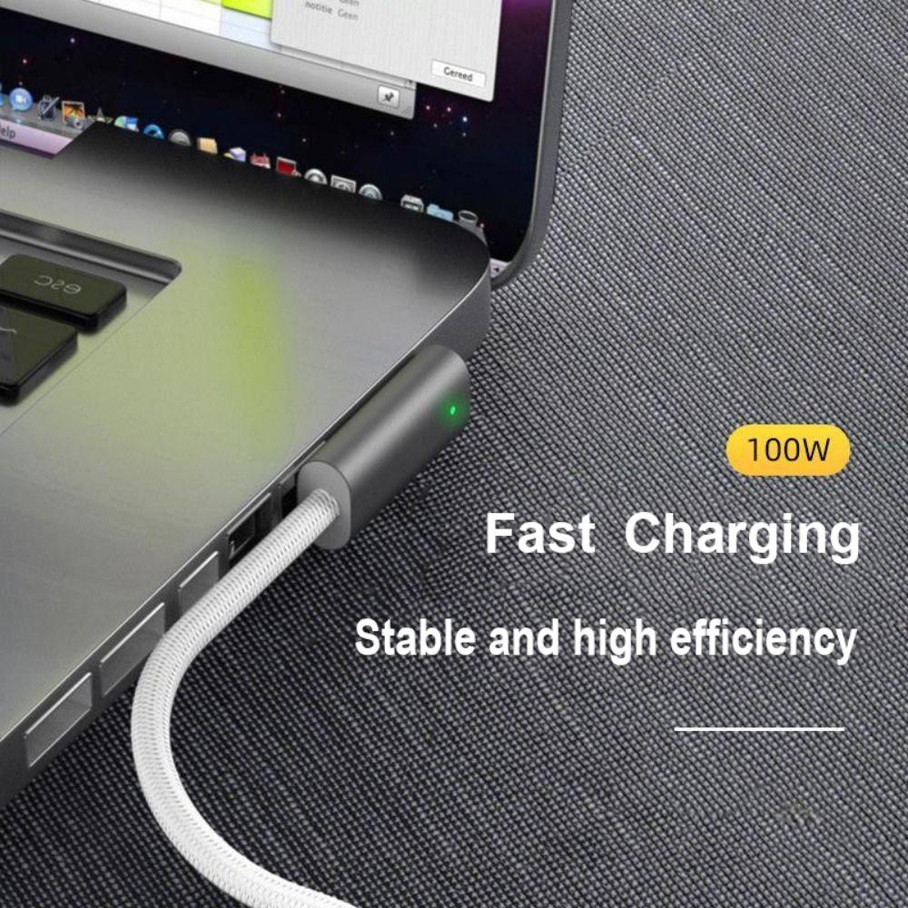 1.8M 100W USB Type-C To Magsafe 1 2 Zinc Alloy Plug Adapter Laptop Fast Charging Cable Converter Cord for Macbook Air Pro