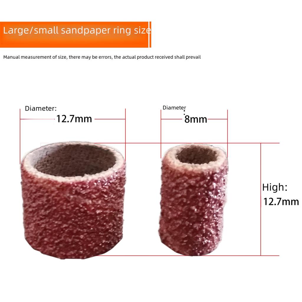 Sandpaper Circle Grinding Head for Wood, Metal, Plastic, and Nail Art