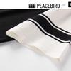 PEACEBIRD Women's Summer Short Sleeve Color-Block Knit Top