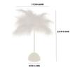 Battery Power Led Night Light For Bedroom Wedding Decoration Feather Table Lamp With Smart Room Night Light