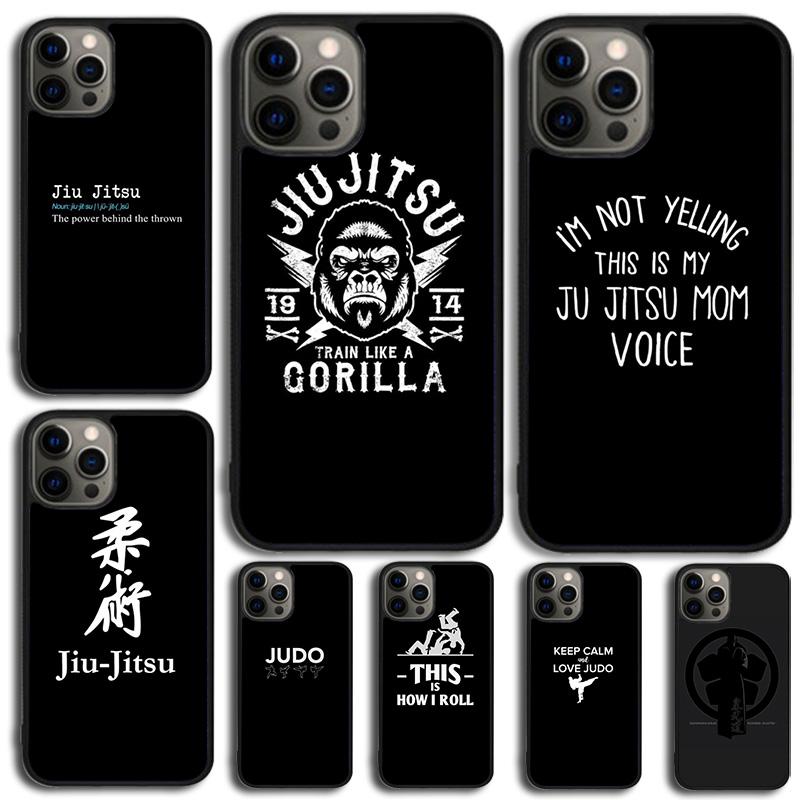 Jiu Jitsu Judo Phone Case Cover For iPhone 17 Air 15 Pro MAX 16 Plus 14 12 11 13 Coque
