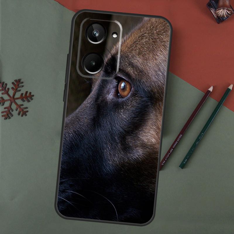 German Shepherd Dog Case For Realme C67 C51 C75 C63 C61 C65 C55 C53 C35 C71 11 12 13 14 Pro Plus GT6 GT7 15 Pro