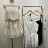 Lace Trim Bustier Mini Dress 3COLOR