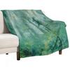 Mysterious Forest Throw Blanket Travel Hairys Sofas Anime Blankets