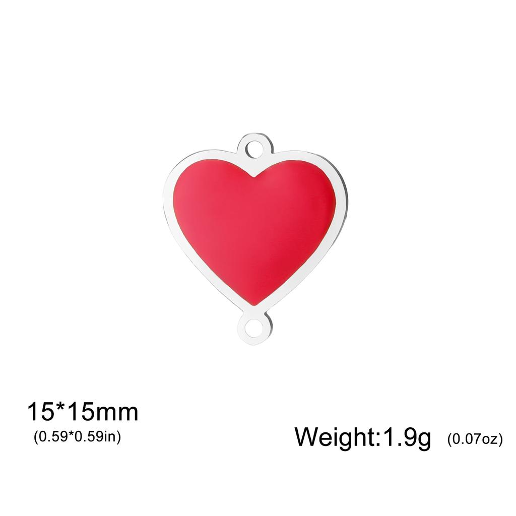 Cazador Enamel Poker Cards Charms for Jewelry Making Stainless Steel Gold Color Spade Pendant for Necklace Bracelet Accessories