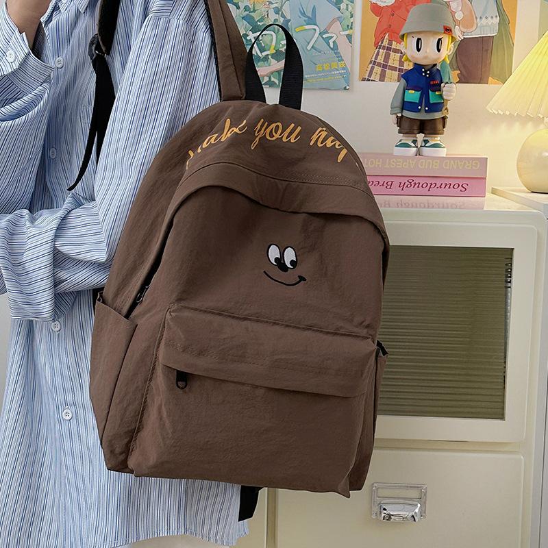 Ins Original Design Trendy Male Schoolbag Female Korean Version Japanese College Student Backpack Junior High School Large Capacity Lightweight