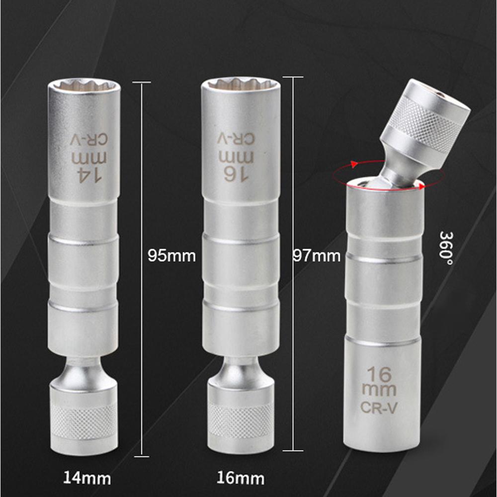 3/8 Inch Drive Socket 12 Angle Repairing Removal Tool Universal Chromium Vanadium Steel Sleeve for