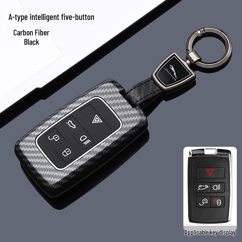 Premium Carbon Fiber Key Case for Jaguar XFL/XEL/XJL/EPACE/FPACE