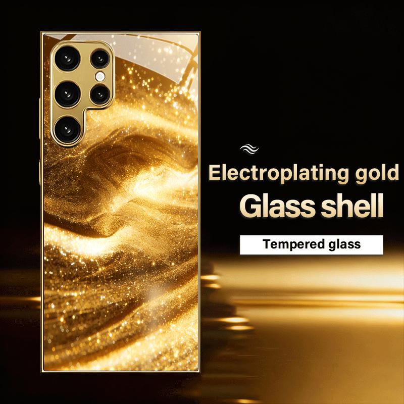 gorgeous luxury High-end PhoneCase Electroplated Glass PhoneCase for Samsung Galaxy S26 S25 S24 S23 S22 S21 FE Ultra Plus