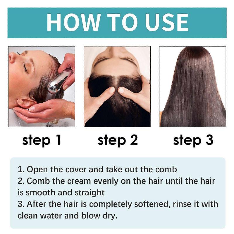 Eelhoe Straight Hair Softening Cream Moisturizing And Nutritious Hair Care Damaged Hair Care Cream