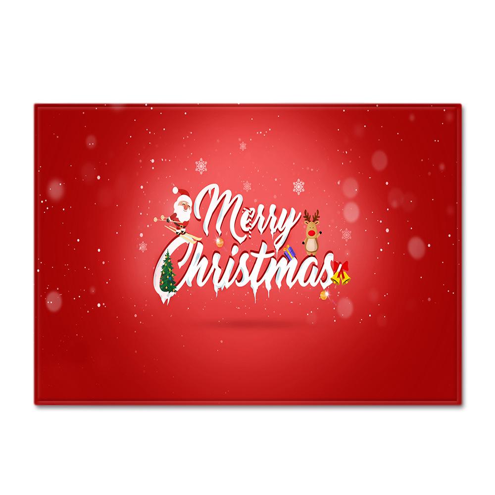 Christmas Living Room Floor Mat Bedroom Dining Room Carpet Carpet Doormat