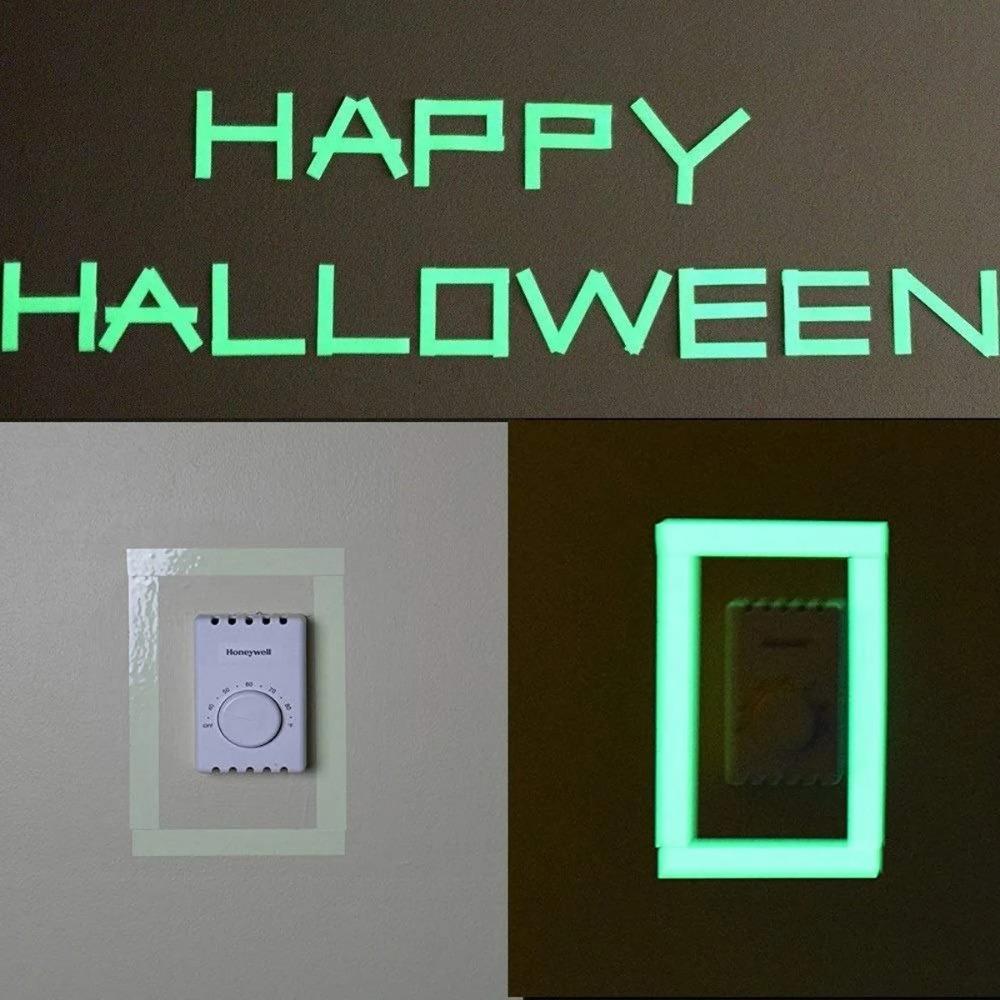 Car Luminous Self-adhesive Stickers Glow In The Dark Car Motorcycle Bike Styling Decals Tapes Night Warning Tape 3m Length