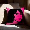 Tv Girl Pillow Case Sofa Living Room Bedroom Headboard Backrest Cushion Square Cushion Nap Time