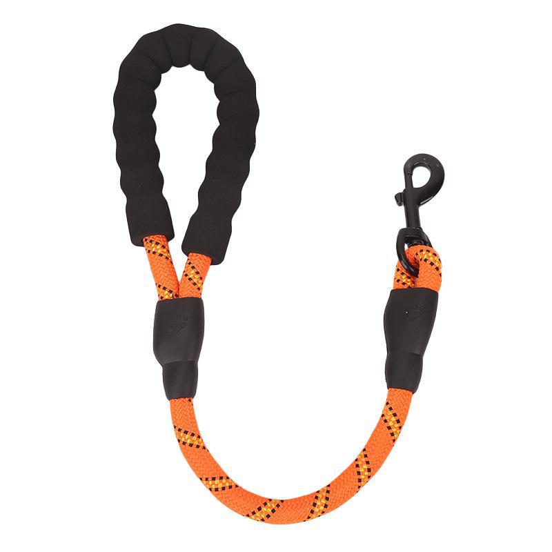 

Reflective Nylon Dog Traction Rope - 60CM, Short and Explosion-Proof 60cm*1.2cm помаранчевий