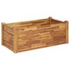 Raised Garden Bed 110 X 60 X 44 Cm Solid Acacia Wood