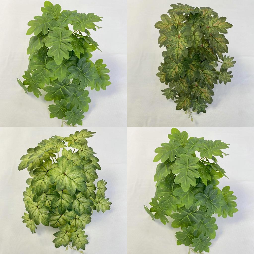 3d Printed Bamboo Leaf Wall Art Artificial Faux Plants Home Decor Wedding Photography Props 80