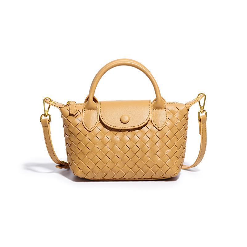 Сумка ручной работы Модная сумка-пельмень Высококлассная сумка Longxiang Текстурная Трендовая Сумка через плечо