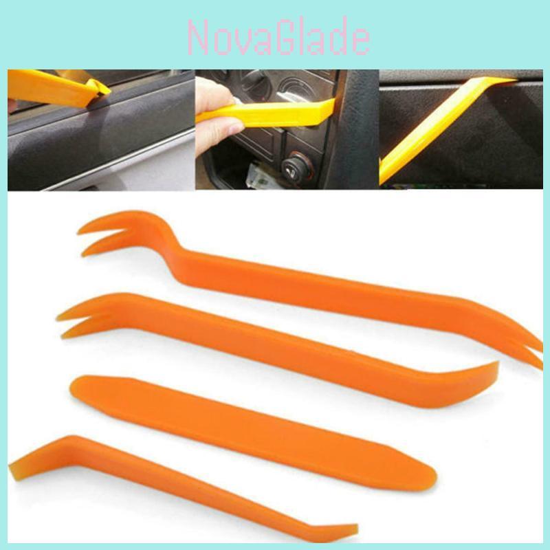 High-quality 4pcs Car Trim Removal Tool Kit Made From Durable Abs Plastic