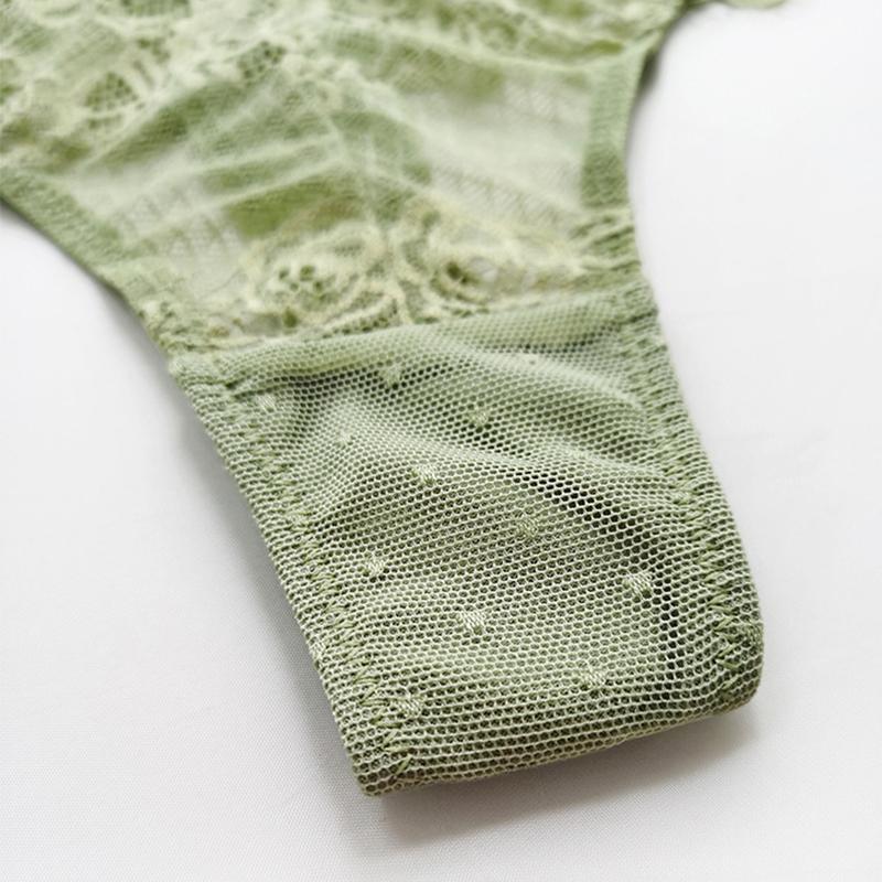 Low waist thong lace flower mesh temptation hip lift Underpant perspective ladies sexy hollow T pants Women Briefs Sexy Panties