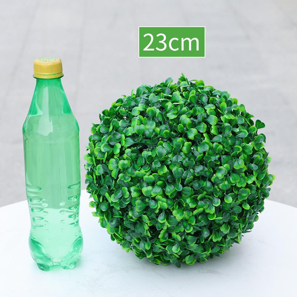 Round Artificial Plant Ball Simulation Leave Grass Ball Hanging DIY Decortion For Home Office Private Homes Restaurants Schools