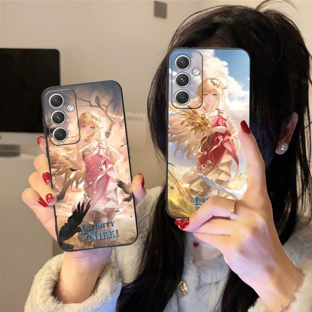 Infinity Nikki Mobile Smart Cell Phone Case for Samsung Galaxy S24 S23 S22 S21 S20 S10 S9 Plus FE Ultra Lite Black Cover Shell