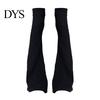 Soft Polyester Elastic Leg Covers Knee High Warmers for Women Girls, Fashion Lolita Boot Japanese Style Hosiery Covers, Flared Sleeves, Thermal Solid