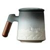 YUNYAN Ceramic Filter Tea Mug - Mountain Sea Journey Series